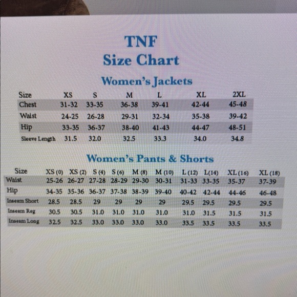 The North Face chocolate brown jacket. - Picture 5 of 5